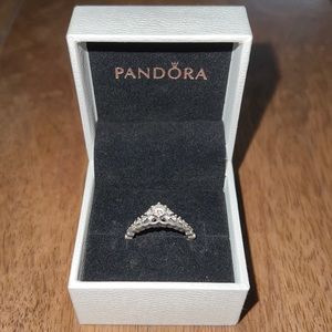 Pandora Fairy Tale Tiara Wishbone Ring